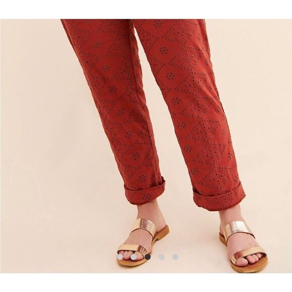 Free People Set The Tone Jumpsuit size 0 Terracota Brick Red - Picture 5 of 16